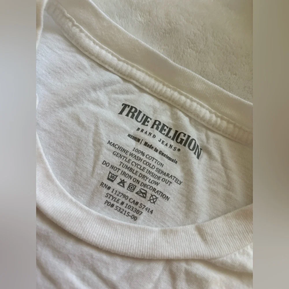 true religion white shirt
